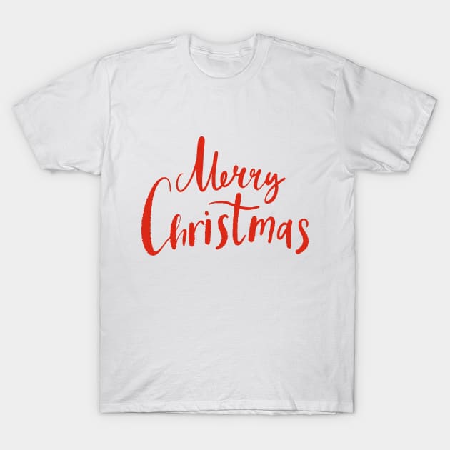 Merry Christmas white T-Shirt by PallKris